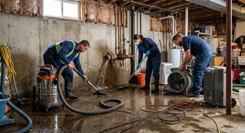 Burst Pipe Cleanup in Phoenix, AZ