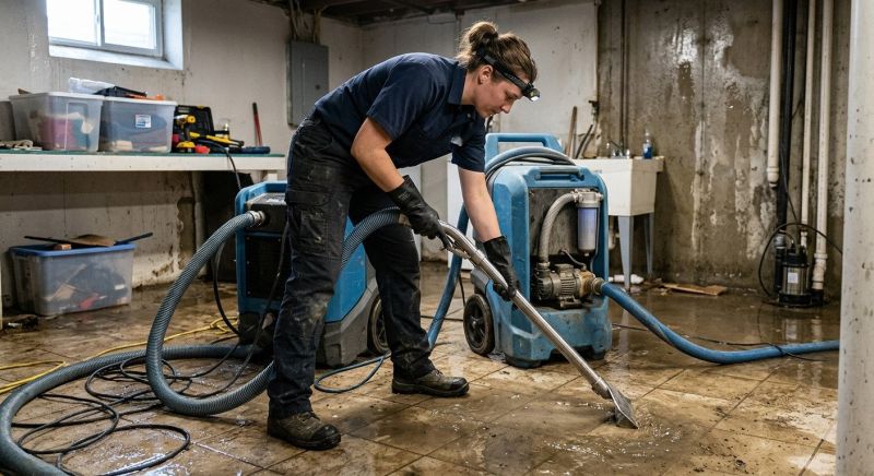 Crawlspace Water Cleanup in Mesa, AZ