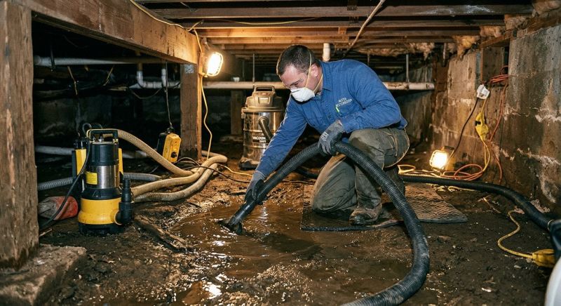 Crawlspace Water Removal in Chandler, AZ
