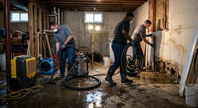 Crawlspace Water Restoration in Chandler, AZ