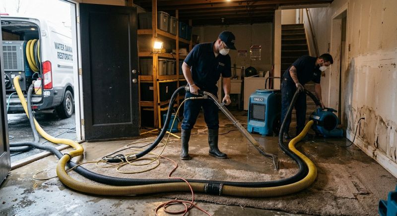 Flood Damage Cleanup in Gilbert, AZ