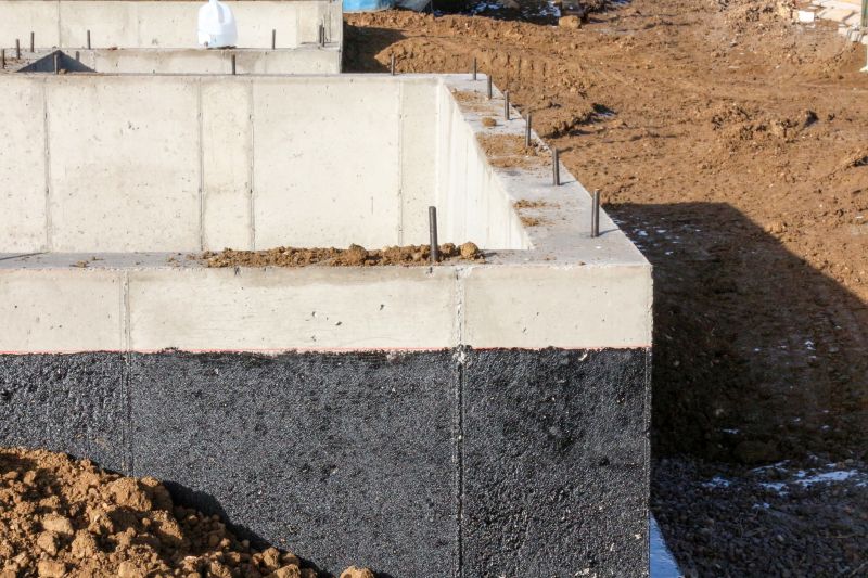 Waterproof Coating on Foundation Surface
